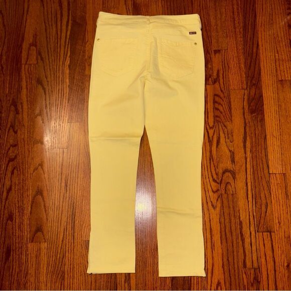 MAKERS Skinny Yellow Jeans with Ankle Zippers Size 30 - Picture 3 of 7